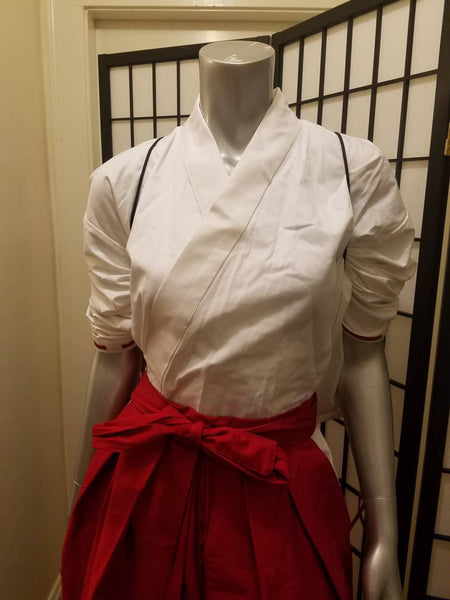 Miko Shrine Maiden Kimono and Hakama pants