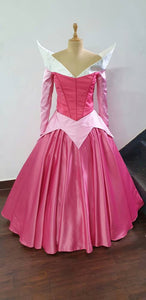 Sleeping beauty adult dress cosplay pink Princess Aurora