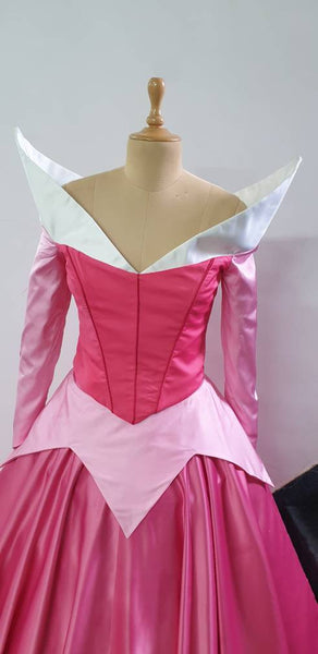 Sleeping beauty adult dress cosplay pink Princess Aurora