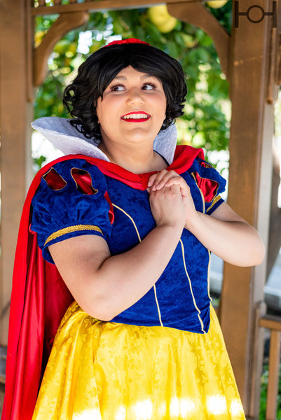 Adult Costume Gown Dress Cosplay Snow White Princess