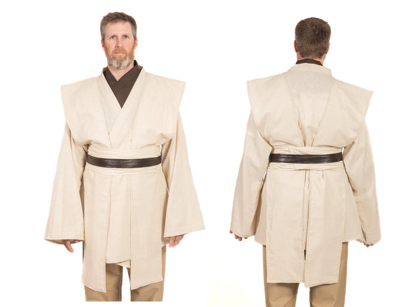 BECOME your own JEDI Custom Star Wars Jedi Costume Adult Obi Wan Kenobi Cosplay Tunic Set Star Wars Costume Star Wars Tunic Robe