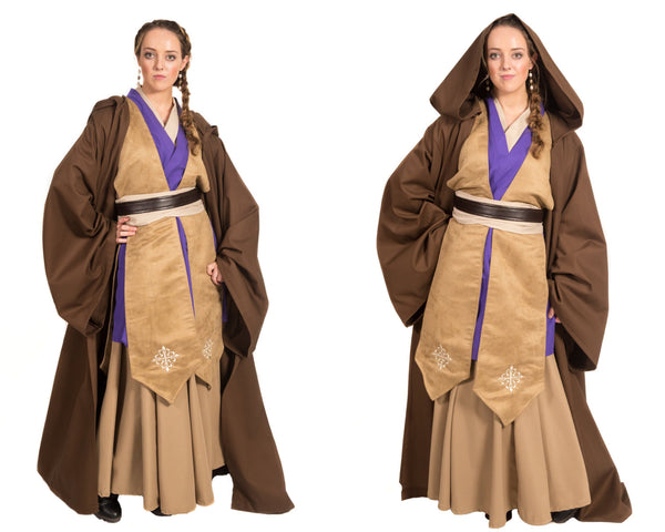 BECOME your own JEDI Custom Star Wars Costume Adult Jedi Star Wars Cosplay Costume Set Star Wars Costume Star Wars Tunic Skirt Robe