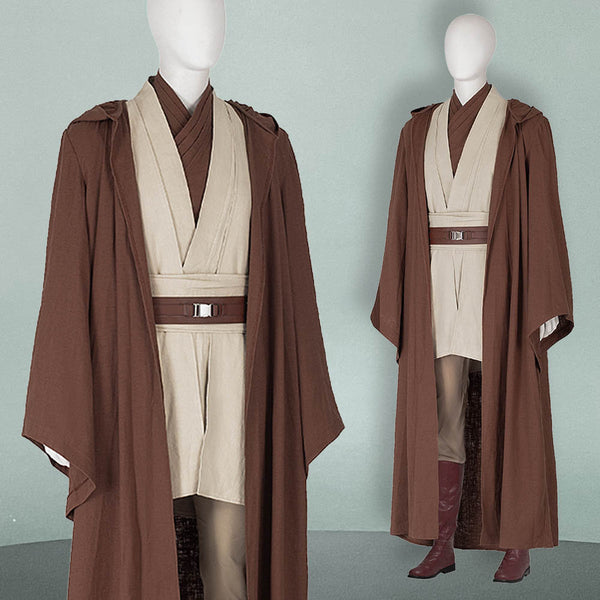 Costume Cosplay Suit Jedi Master Halloween Party Suit Star Wars Obi Wan Kenobi