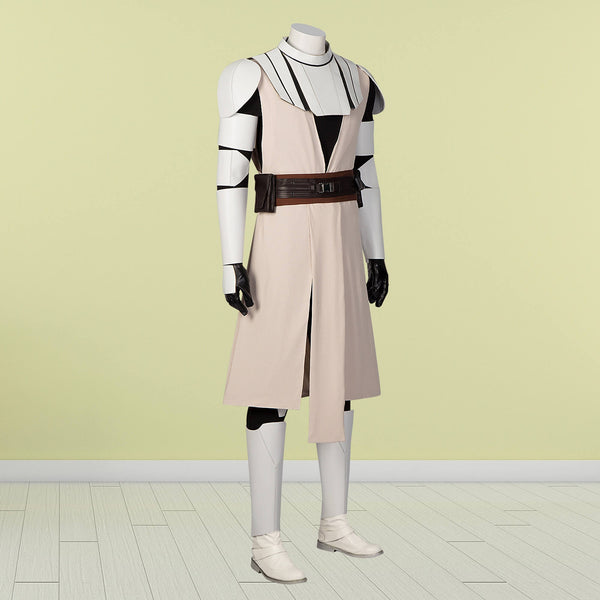 The Clone Wars Obi-Wan Kenobi Costume Cosplay Suit Clone Armor Halloween Outfit Star Wars