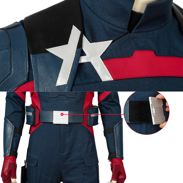 Men Outfit Hat Shoes from The Falcon and the Winter Soldier TFATWS US Agent Captain America Cosplay Costume