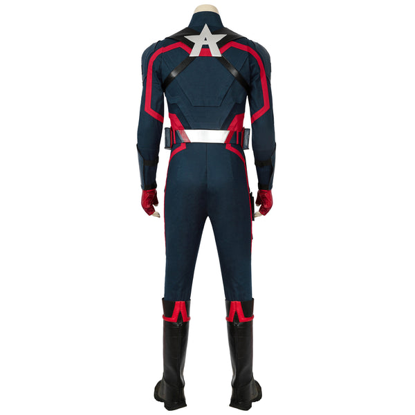 Men Outfit Hat Shoes from The Falcon and the Winter Soldier TFATWS US Agent Captain America Cosplay Costume