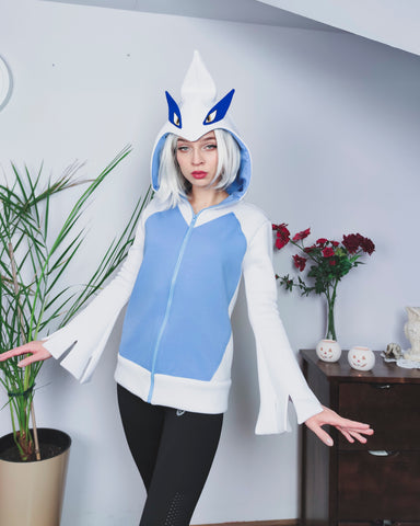 White Legendary Bird male or female cut Cosplay hoodie