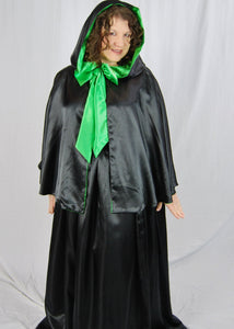 Cape and Skirt Halloween Wicked Witch Costume