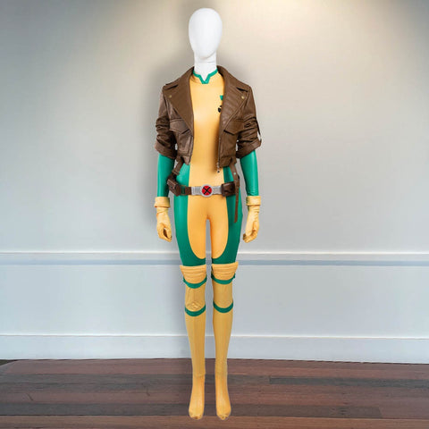 Outfit Anna Marie Raven Halloween Outfit X Men Rogue Cosplay Costume Uniform