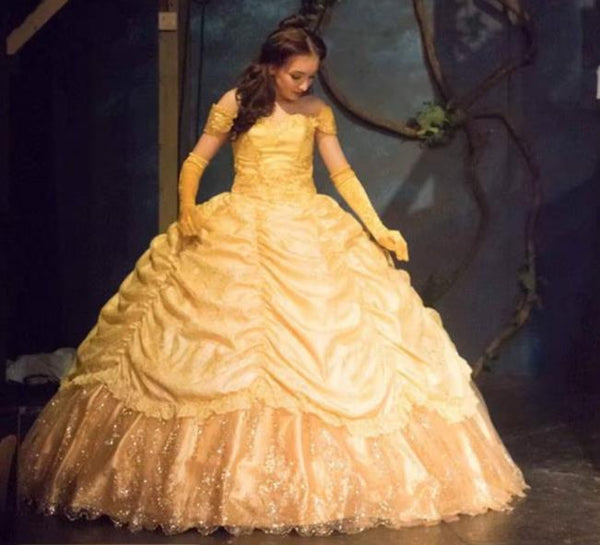 Yellow Belle Dress Belle Cosplay Costume