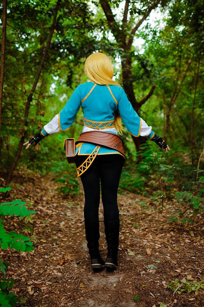 LoZ BOTW clothing Female Character Convent Cosplay Costume Halloween costume Zelda from Breathe of the Wild game Zelda cosplay