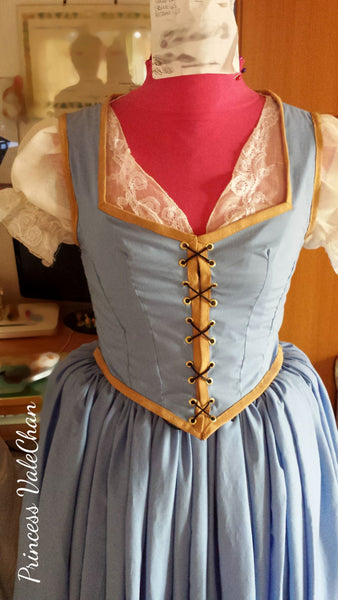 Belle once upon a time costume