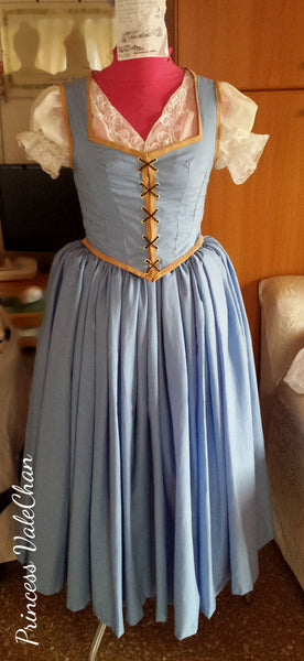 Belle once upon a time costume