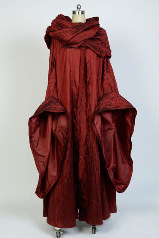 Red Cloak Cosplay Sorceress Medieval Dress Melisandre Costume