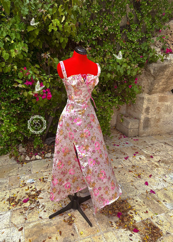 Romantic Dress Picnic Dress Elegant Princess Fairytopia Tailor Made Dress Gift For Girlfriend COTTAGECORE DRESS FLORAL Fairy Dress