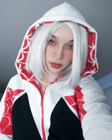 Pink spider comics animation  cartoon Female cosplay hoodie