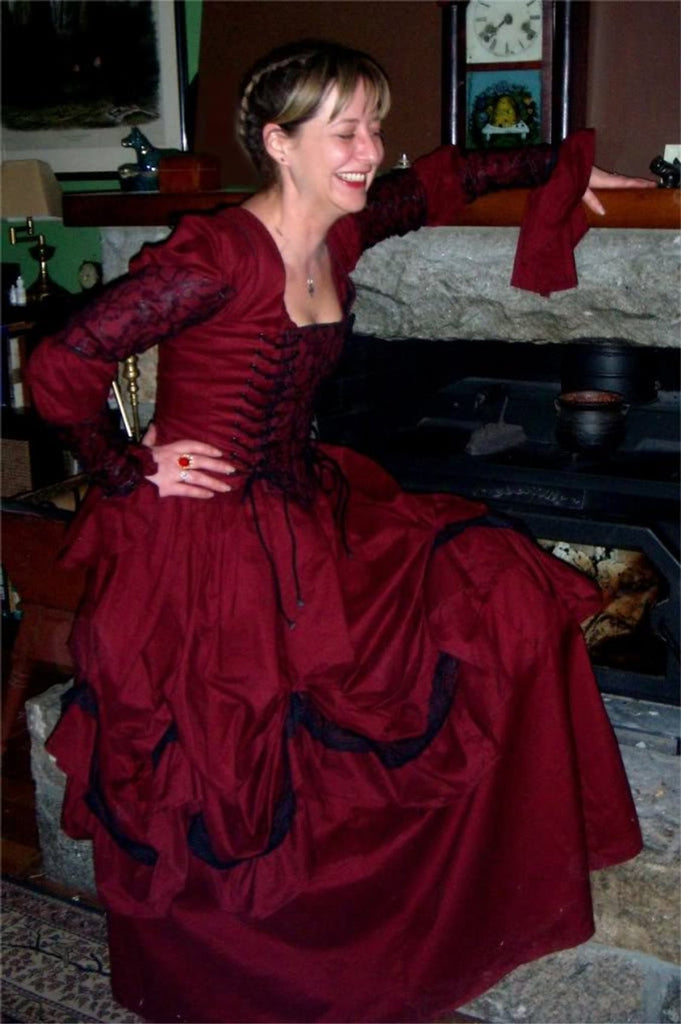 Gothic Renaissance Pirate Gown Dress Vampire Costume – Cosplayrr
