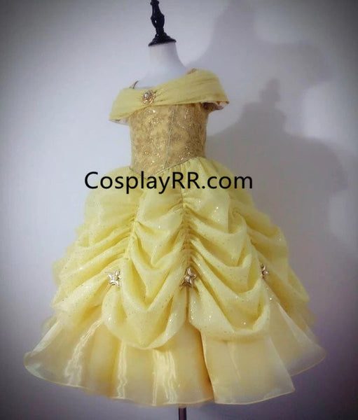 Luxury Beauty and Beast Belle dress for girl and toddler