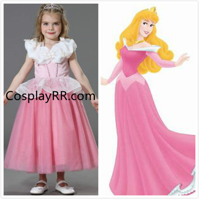 Princess Aurora dress pink costume girls toddler